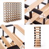 72 Bottle Timber Wine Rack