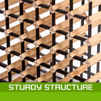 110 Bottle Timber Wine Rack