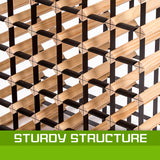 110 Bottle Timber Wine Rack - 45-Degree Angle