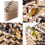 120 Bottle Timber Wine Rack - Side View
