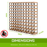 120 Bottle Timber Wine Rack - Extra Image