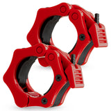 PROFLEX 2x 50mm Olympic Gym Barbell Collar Lock Clips, for Home Fitness Bodybuilding Weights Training Lock Clips