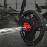 PROFLEX 2x 50mm Olympic Gym Barbell Collar Lock Clips, for Home Fitness Bodybuilding Weights Training Lock Clips