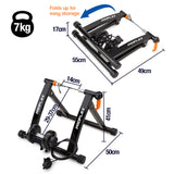 PROFLEX Indoor Bicycle Trainer - Bike Cycling Stationary Magnetic Stand Training - Rear View