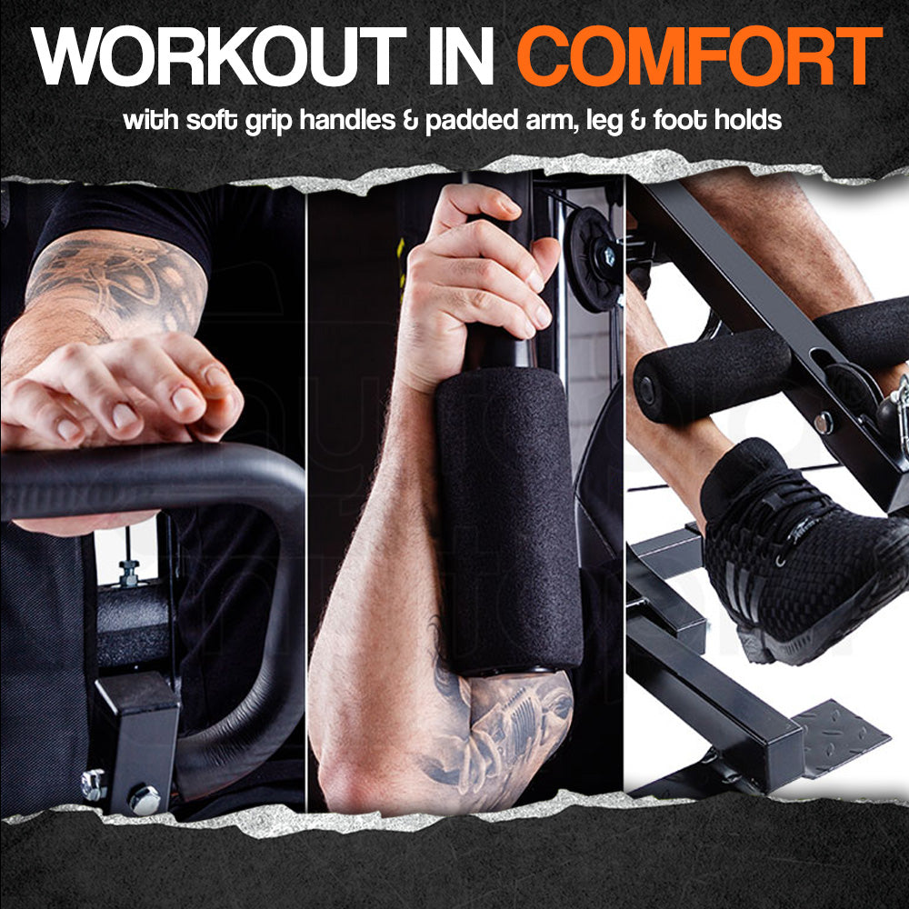 Proflex Bench Press Pull Downs Boxing Multi Station Home Gym- M9000