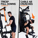 Proflex Bench Press Pull Downs Boxing Multi Station Home Gym- M9000 - Extra Image
