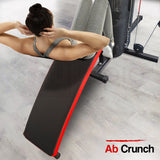 Proflex Red Multi Station Home Gym Set with 100lbs Plates & Boxing Bag- M9500 - Side View