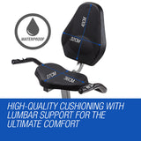 PROFLEX Magnetic Recumbent Exercise Bike Fitness Cycle Trainer with LCD Display