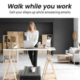 PROFLEX Electric Walking Pad Under Desk Treadmill, Remote Control, Compact Foldable Size, Tablet Holder, LCD Display, Walk or Light Jog - Top-Down View