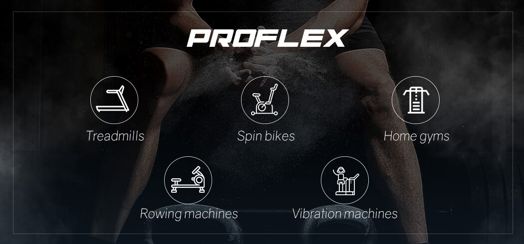 PROFLEX Electric Compact Foldable Treadmill with Bluetooth Speakers, Digital Device Stand