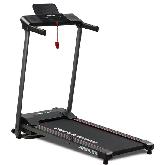 PROFLEX Electric Treadmill Compact Foldable with Bluetooth Speakers, Digital Device Stand
