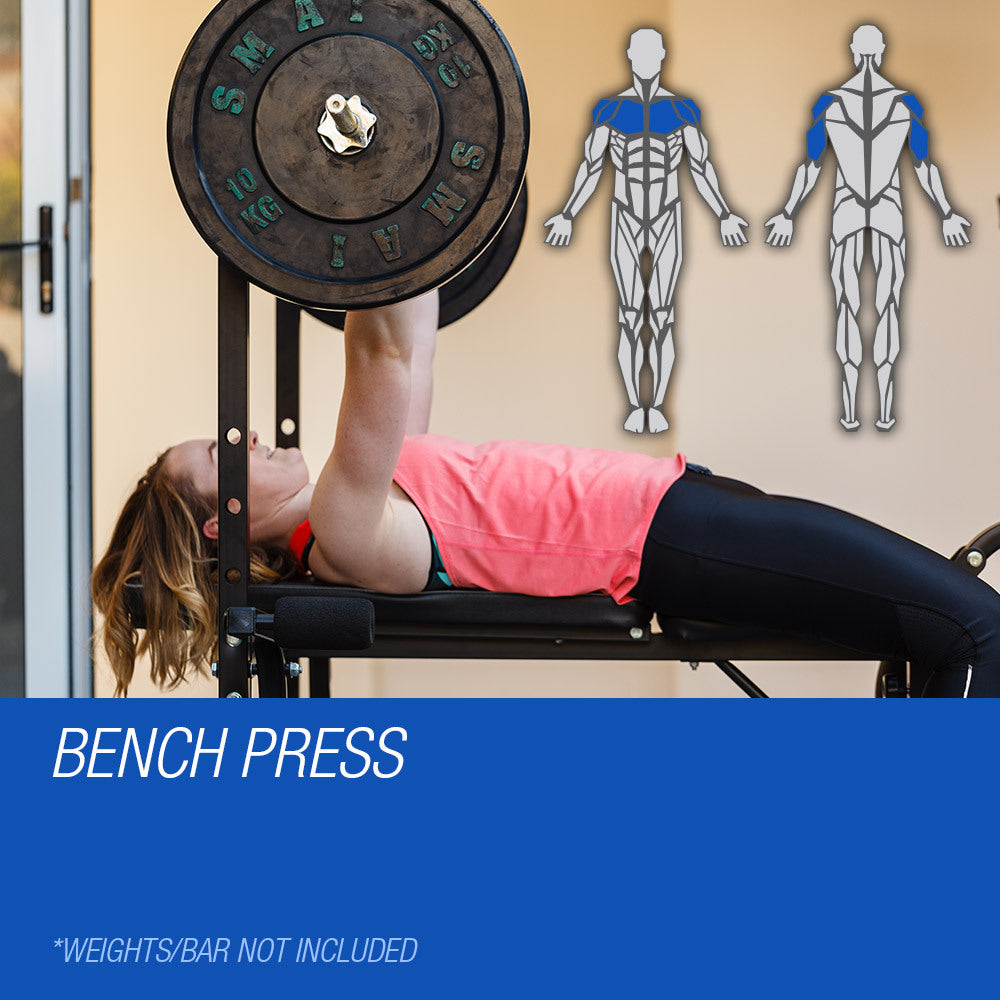PROFLEX 7 in 1 Weight Bench Multi Station Home Gym- B300