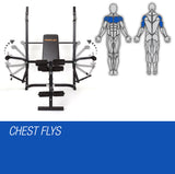 PROFLEX 7 in 1 Weight Bench Multi Station Home Gym- B300