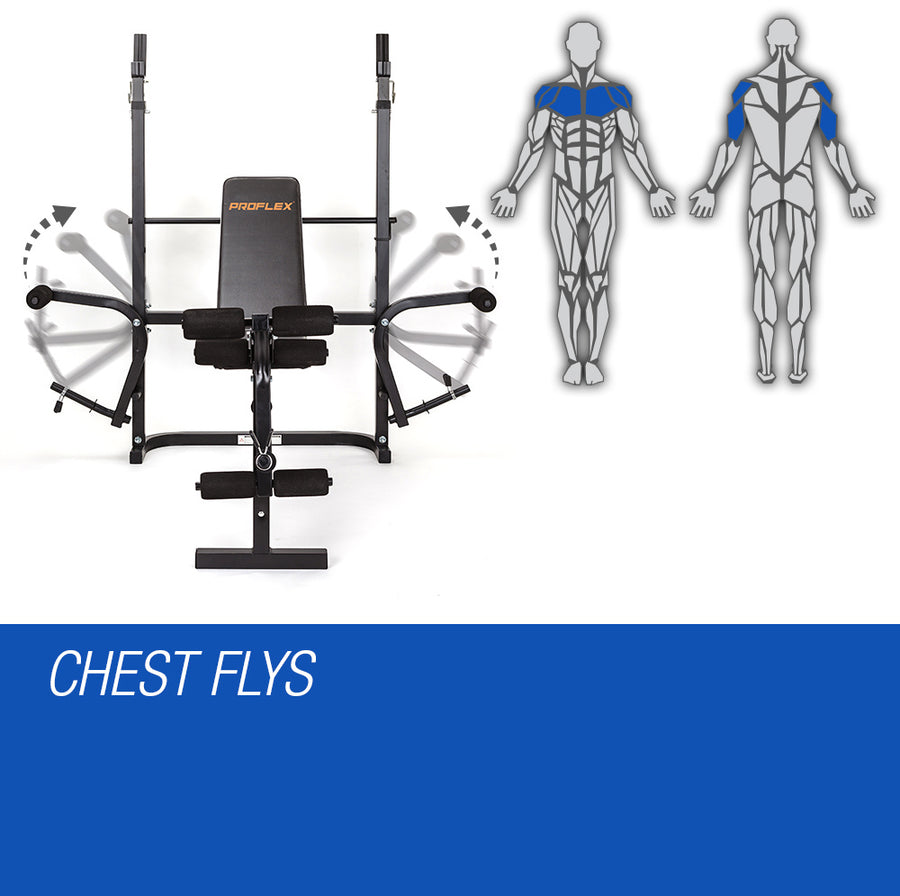 PROFLEX 7 in 1 Weight Bench Multi Station Home Gym- B300