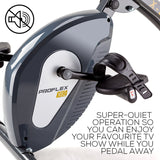 PROFLEX Folding Magnetic Exercise X-Bike - Bicycle Cycling Flywheel Fitness - Top-Down View
