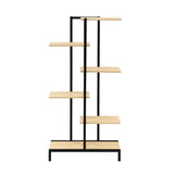 Artiss Plant Stand 6 Tier Metal Zigzag Flower Pot Shelf - Side View