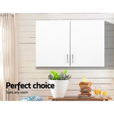 Cefito Bathroom Storage Cabinets 900mm Wall Mounted Medicine Cabinet Cupboard - Side View