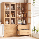 Artiss Buffet Sideboard Cabinets X2 180cm Hutch Storage Kitchen Drawer Door Wood - Extra Image
