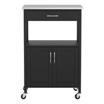 Artiss Kitchen Island Trolley Rolling Serving Cart Storage Drawer Cupboard 60cm