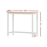 Artiss Ari Bar Table 108CM Rectangular - Front View