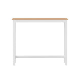 Artiss Ari Bar Table 108CM Rectangular - Side View