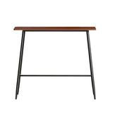 Artiss Halle Bar Table 120CM Rectangular - Side View