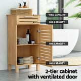 Artiss Bathroom Cabinet Storage 90cm wooden JILL - 45-Degree Angle