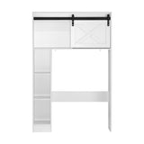 Artiss Bathroom Cabinet Over the Toilet Storage Organiser Laundry Shelf 128cm - Top-Down View