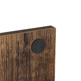 Artiss Bedside Table Shelves Side End Table Storage Nightstand Rust Oak UMENI - Top-Down View