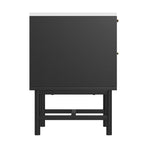 Artiss Bedside Table 2 Drawers - Black