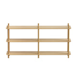 Artiss Bookshelf 3 Tiers Bookcase Display Shelves Wooden Storage Stand Rack Pine - 45-Degree Angle