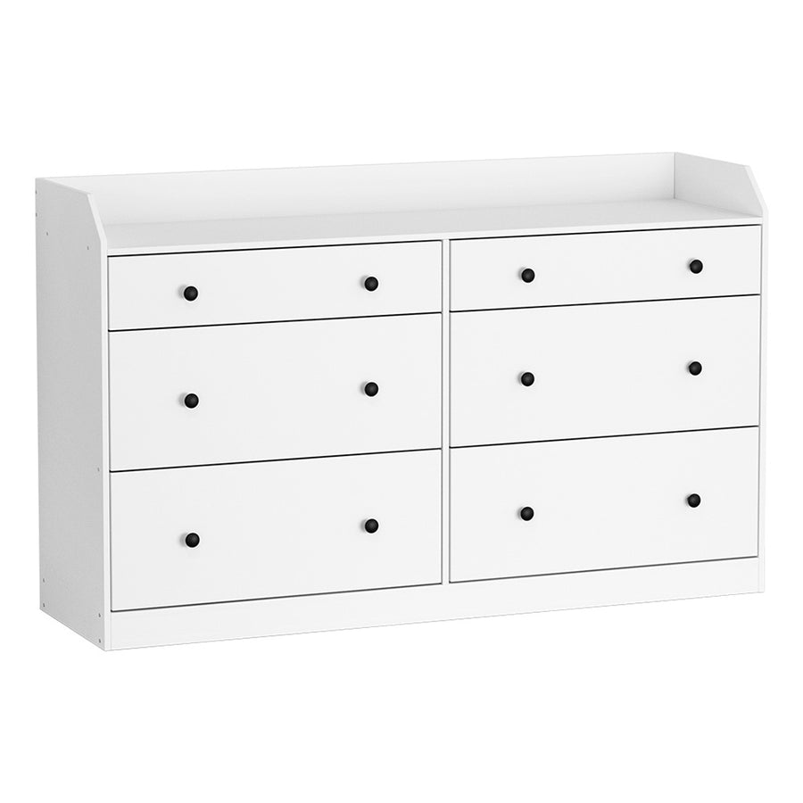 Artiss 6 Chest of Drawers - PETE White, image 3