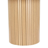 Artiss Coffee Table Round Fluted Base PIIA - 45-Degree Angle