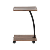 Artiss Coffee Table C Shaped - Side View