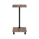 Artiss Coffee Table C Shaped - Top-Down View