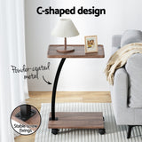 Artiss Coffee Table C Shaped - 45-Degree Angle