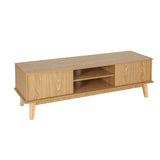 Artiss TV Cabinet Entertainment Unit Stand Storage Shelves TV Unit 140CM - Side View