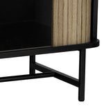 Artiss Entertainment Unit TV Cabinet 150CM Black Boris - 45-Degree Angle