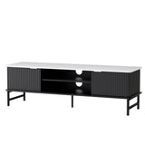 Artiss TV Cabinet Entertainment Unit Stand Storage 140CM - Side View