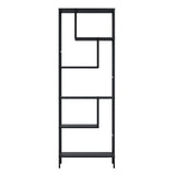 Artiss Bookshelf 5 Tiers RHYS Black - 45-Degree Angle