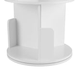 Artiss Bookshelf 4 Tiers EDIE White - Rear View