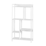 Artiss Bookshelf Display Shelves 5 Tiers 120cm White - Side View