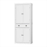 Artiss Buffet Sideboard Cupboard Cabinet White - Side View