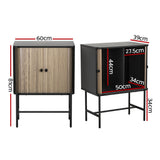 Artiss Buffet Sideboard Cupboard Cabinet Sliding Doors Pantry Storage BORIS - Top-Down View