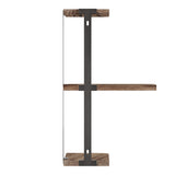 Artiss Floating Wall Shelf 3-Tier - Top-Down View