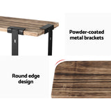 Artiss Floating Wall Shelf 3-Tier - Close-Up Angle