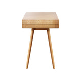 Artiss Computer Desk Drawer Natural Wood 100CM - Side View