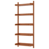 Artiss Bookshelf Floating Shelf CAPIZ Oak - Front View