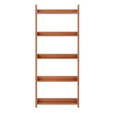 Artiss Bookshelf Floating Shelf CAPIZ Oak - Top-Down View