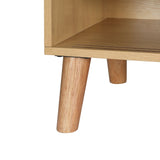 Artiss Shoe Cabinet 30 Pairs Sliding Doors - Close-Up Angle